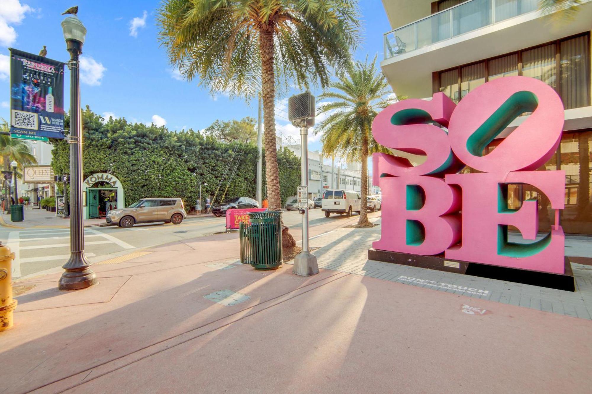 Stylish Ocean Dr Apt W/ 2 Queen Beds, Across Beach Apartment Miami Beach Exterior photo